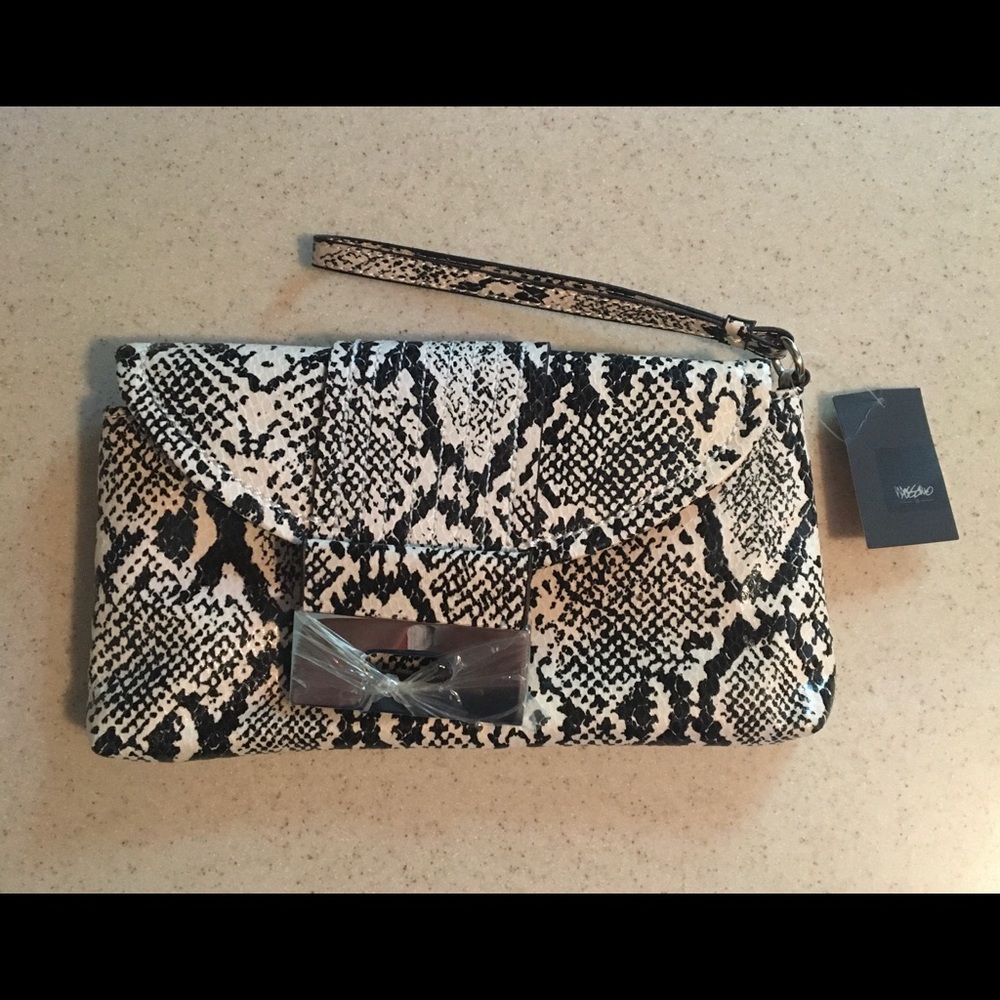 Mossimo Faux Snakeskin Wristlet